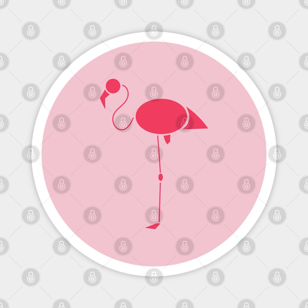 Flamingo Magnet by HueCollections